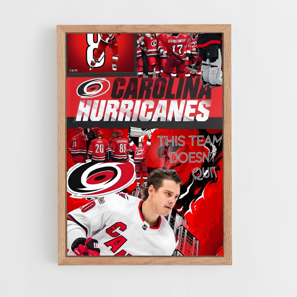 Poster Tempête Carolina – affiche Hockey sur glace (vue 4)